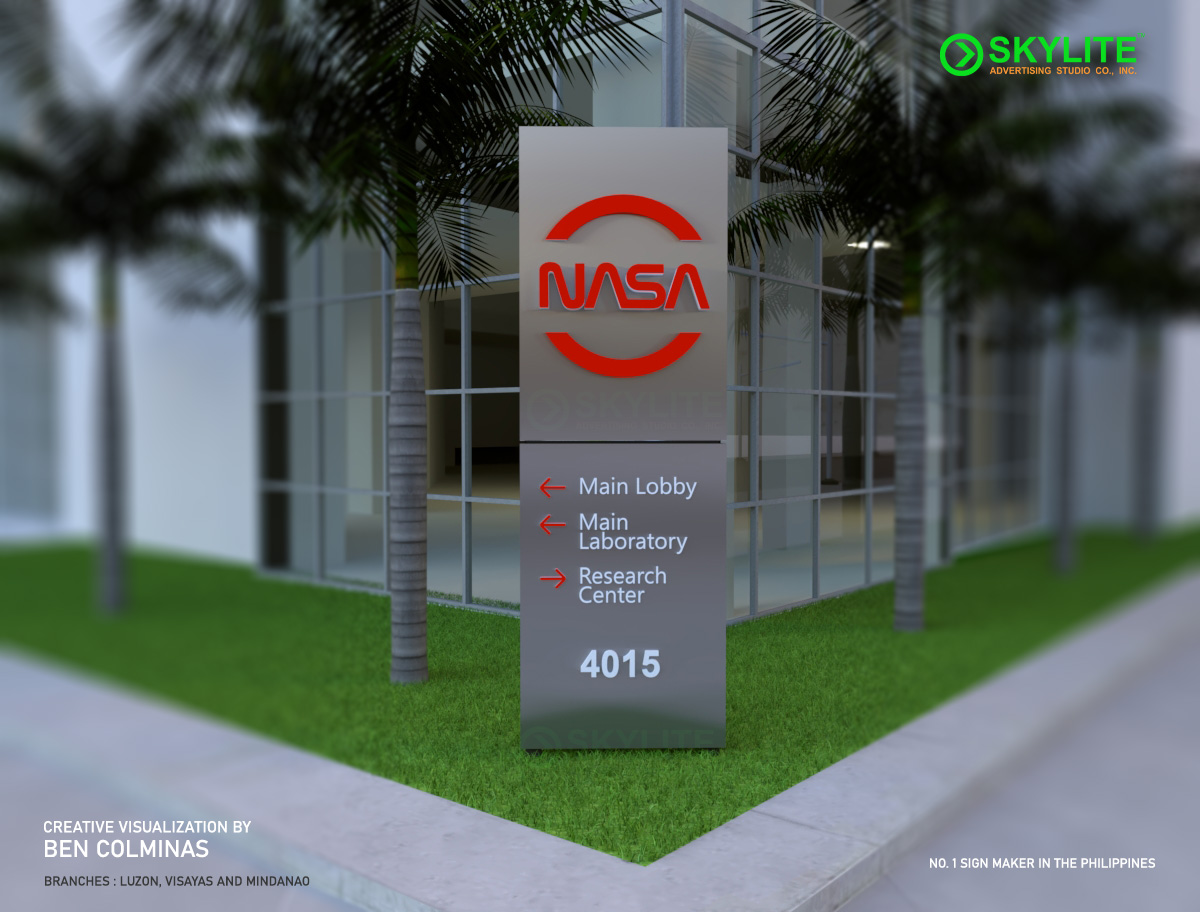 Outdoor Directional Sign