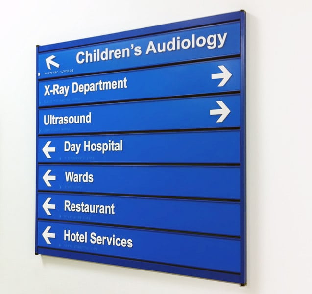 Indoor Directional Sign