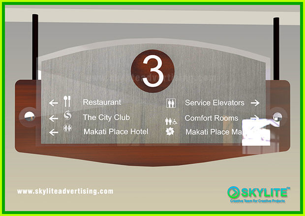 Indoor Directional Sign