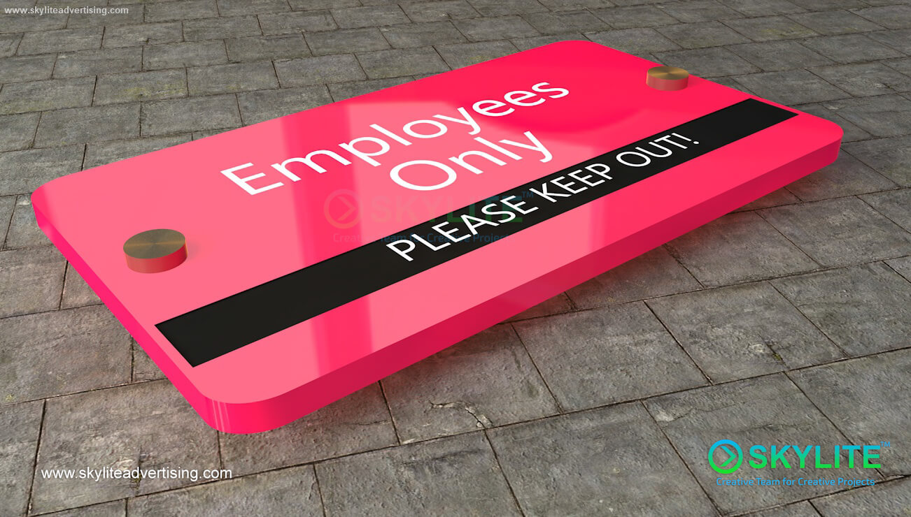 Elegant Door Sign