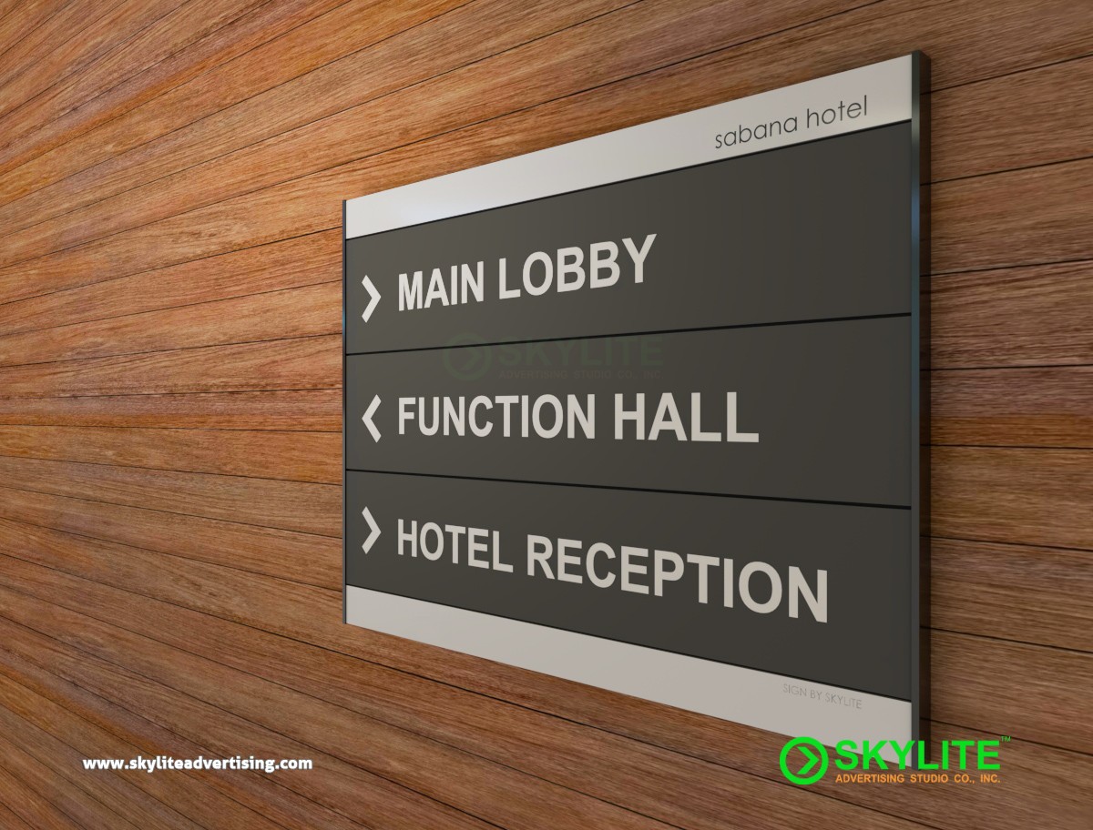 Indoor Directional Sign