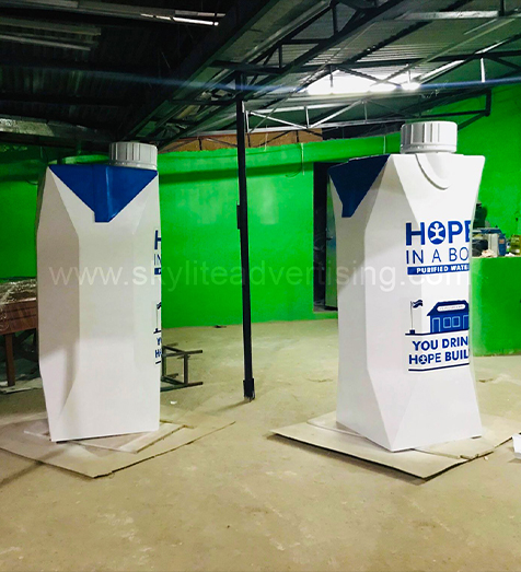 Pylon Sign Maker Philippines - Nestle Tetra Pack 3D Fabrication311 signage image