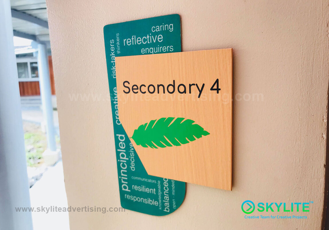 Door Sign Maker Philippines - Singapore School Manila Indoor Signs 4 signage image