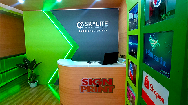 Pylon Sign Maker Philippines - Skylite Showroom3 signage image