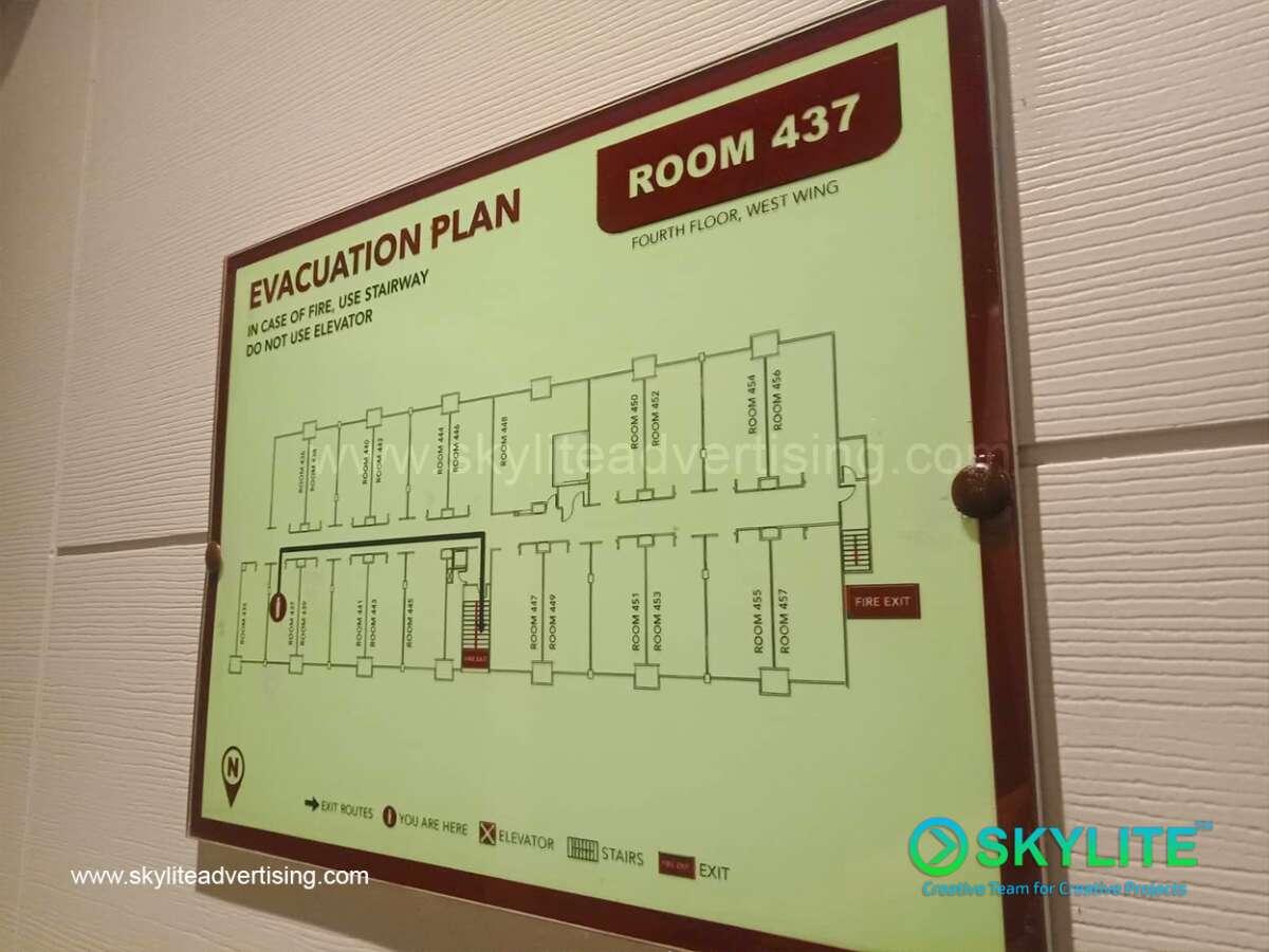 Monarch Hotel Evacuation Plans
